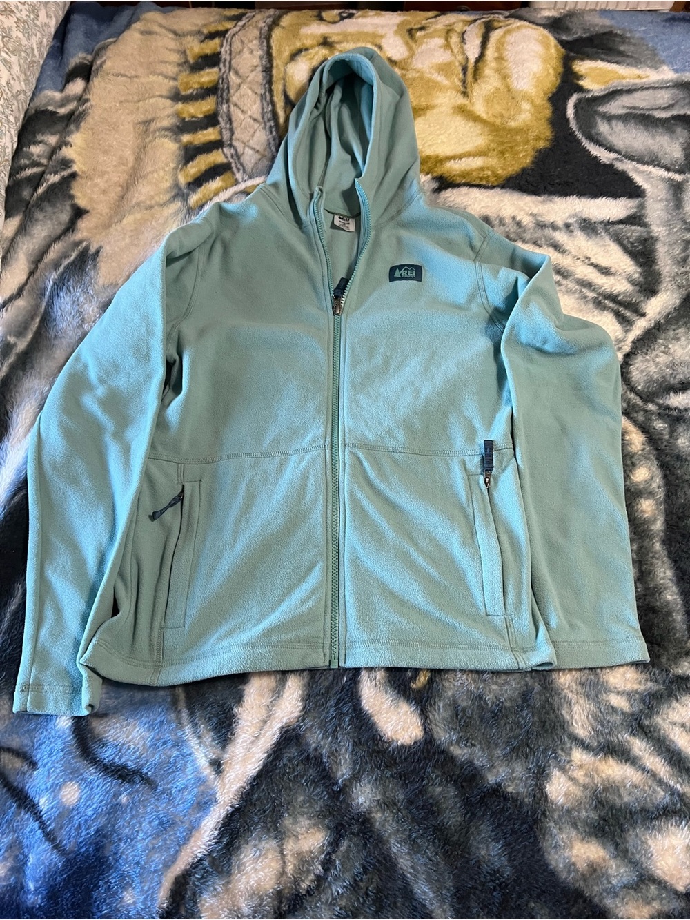 REI Girls' Aqua Hooded Full-Zip Fleece Jacket